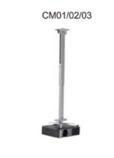 SUPPORT PLAFONIER CM01 (H=43-65)